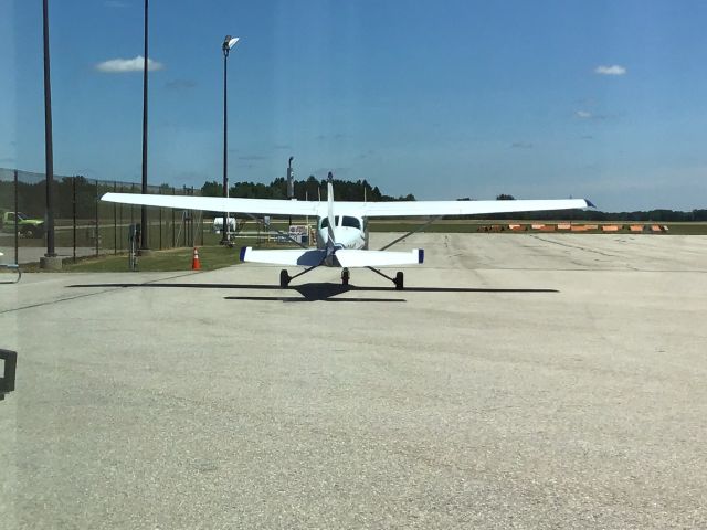 Cessna Skyhawk (N80112) - Saw this in Manistee, Michigan on June 26, 2022