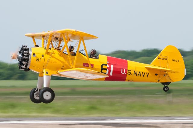 N4561N — - N4561N Boeing Stearman(PT17) C/N 75-8435 - meeting Creil Senlis (France)