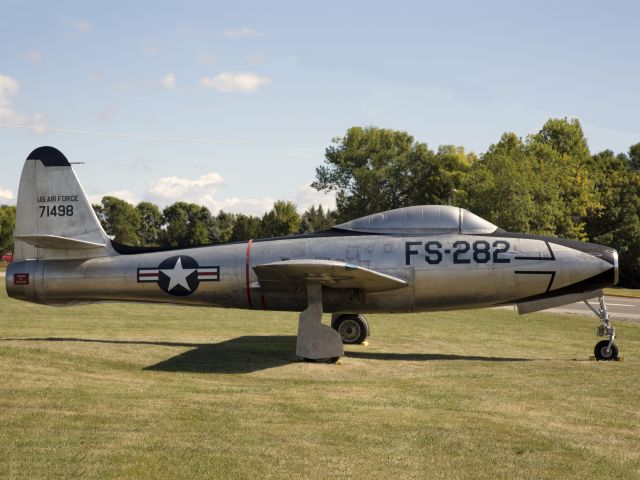 — — - A F84 Thunderjet.