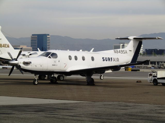 Pilatus PC-12 (N849SA) - On the ramp