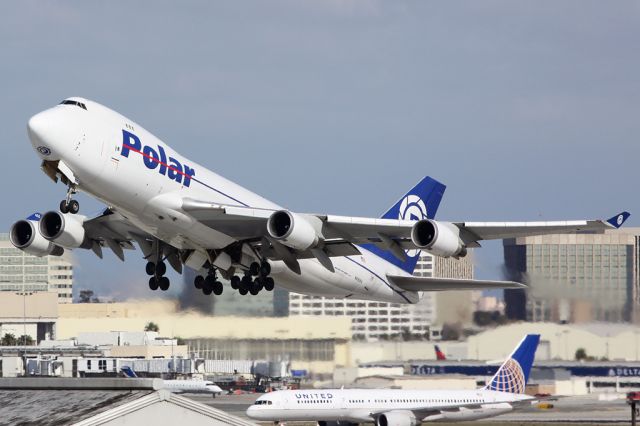 Boeing 747-400 (N450PA) - Nice Boeing 747-400 Take Off from Los Angeles!