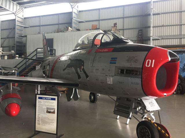 A94901 — - First CAC F86 Sabre built in Australia. Also the first  aircraft in  Australia to break the sound barrier.HARS Museum.