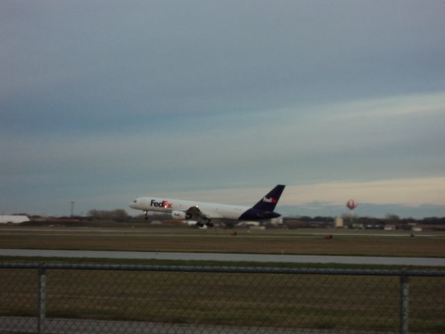 Boeing 757-200 — - Dusk in Fargo watching the 757 come in.