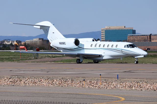 Cessna Citation X (N89BC) - Owned by GEORGETOWN AVIATION LLCbr /ENGLEWOOD , CO, US departing KAPA 4-23-2023 rwy 17L