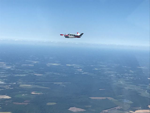 Beechcraft 35 Bonanza (N20021E) - RV in formation over Halifax