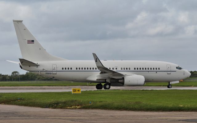 02-0201 — - usaf c-40c 02-0201 dep shannon 16/5/15.