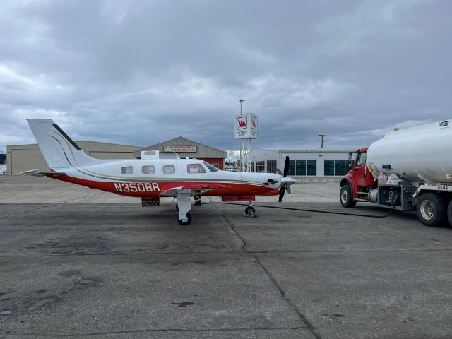 Piper Malibu Meridian (N350BR) - On a ferry flight Germany to USA. 11-APR-2022.