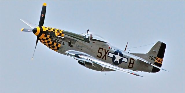 North American P-51 Mustang — - fathers day fly by at hamilton on. can. warplane heritage museum.