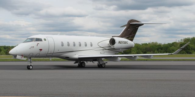 Bombardier Challenger 300 (N272BC) - A Bombardier BD-1-1A10 Challenger 300 on the ramp at Concord Regional Airport, N.C. - April 26, 2018.