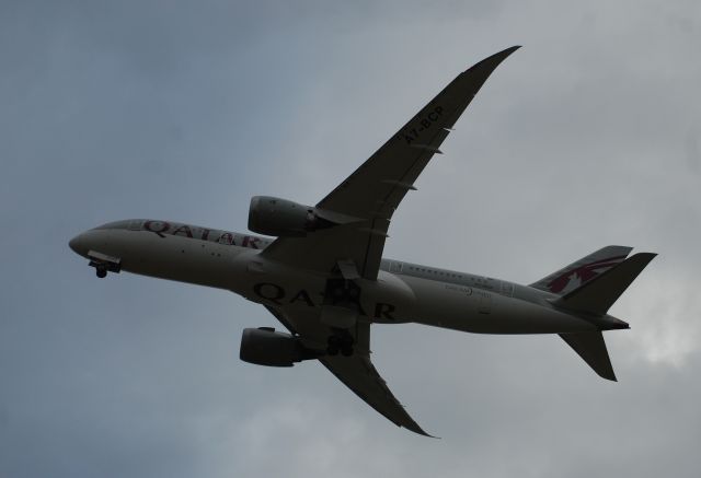 Boeing 787-8 (A7-BCP) - Taken from the Airport Pub