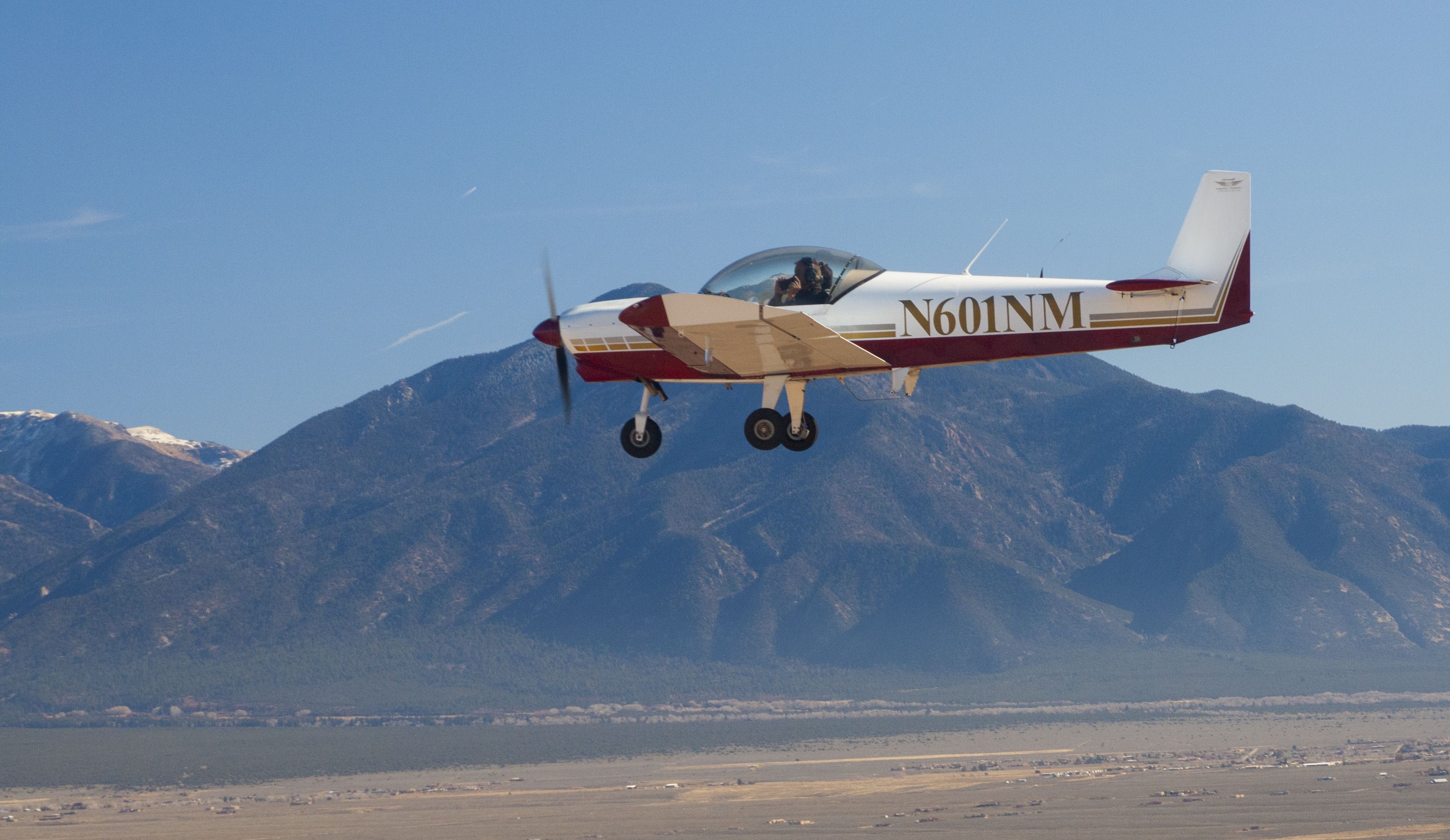 ZENAIR Super Zodiac (N601NM) - Flying over the San Luis Valley in Northern New Mexico