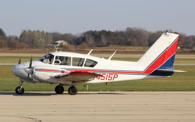 Piper Aztec (N4515P) - Whiteside Co. Airport KSQI 10 November 2022br /With its shorter nose I was almost fooled into thinking this Aztec was Apache. Nice to see it pass thru our airport. br /Gary C. Orlando Photo.