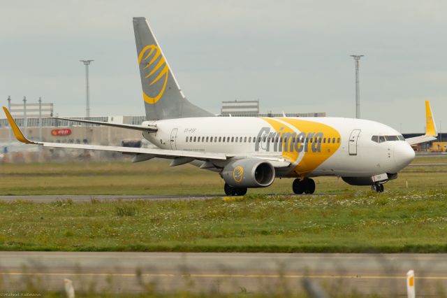 Boeing 737-700 (OY-PSF) - Taxie, before Takeoff from Copenhagen. Sep. 2015