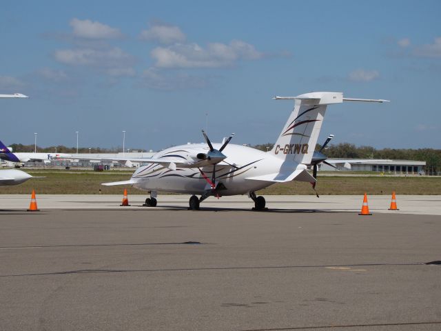 Piaggio P.180 Avanti (C-GKWQ) - Piaggio Avanti P-180 in Tampa Fl. I Never seen one up close. COOL.