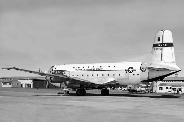 51-0151 — - Douglas C-124A Globemaster II USAF 0-10151 RAAF East Sale (YMES) early 1960s.