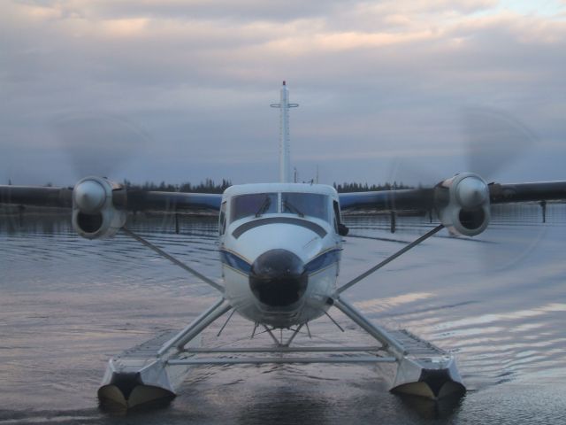 De Havilland Canada Twin Otter (C-GJDE) - Just approaching the Dock at Otter Creek ,Goose Bay NL