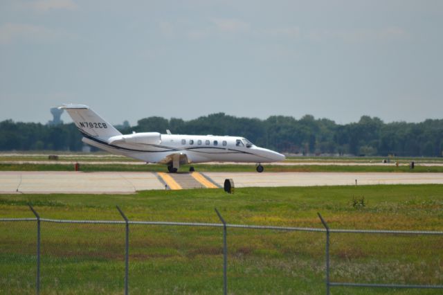 Cessna Citation CJ2+ (N792CB) - N792CB departing KFSD for KCOS 6-1-2012