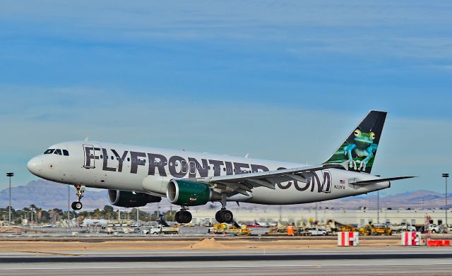 Airbus A320 (N221FR) - N221FR Frontier Airlines 2007  Airbus A320-200 - cn 3205 - Las Vegas - McCarran International Airport (LAS / KLAS)br /USA - Nevada January 28, 2015br /Photo: Tomás Del Coro