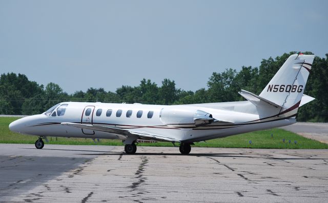 Cessna Citation V (N560BG) - TAxiing to runway 28 - 6/18/09