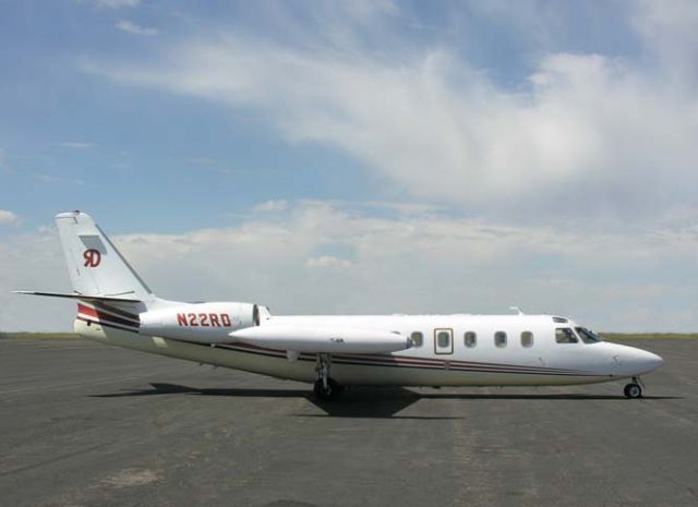 IAI 1124 Westwind (N22RD) - Sitting on the ramp at DRO