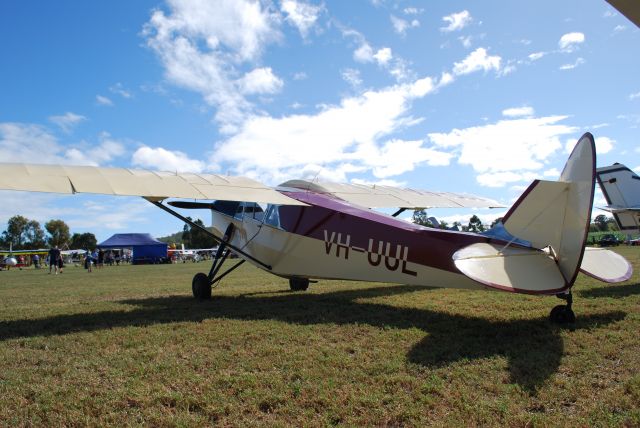 De Havilland Leopard Moth (VH-UUL) - DH-85 Leopard Moth is a regular at Clifton, Qld, Australia