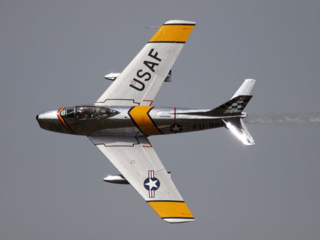 North American F-86 Sabre (N188RL) - Demonstration flight at Selfridge ANGB.