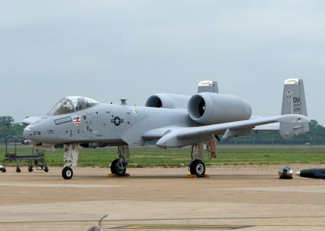 Fairchild-Republic Thunderbolt 2 (80-0278) - At Barksdale Air Force Base.