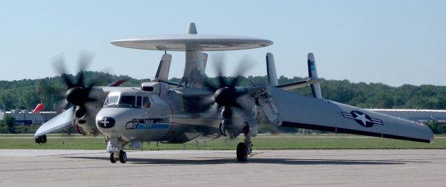 Grumman E-2 Hawkeye — - E2 Hawkeye in ERI for another visit