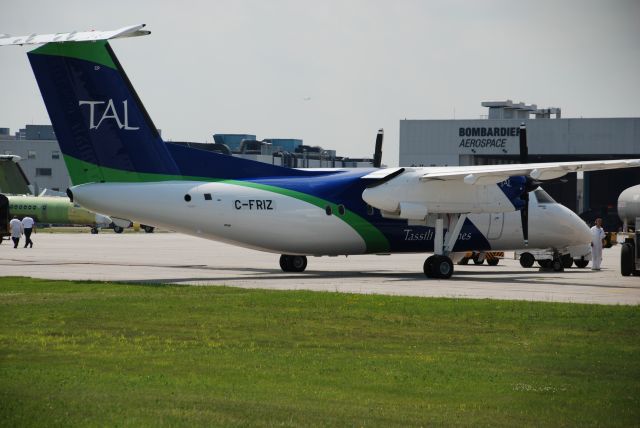 de Havilland Dash 8-200 (C-FRIZ) - Tassili Airlines of Algeria, pre-delivery on the Bombardier ramp at Downsview Aiport. July 17/08.