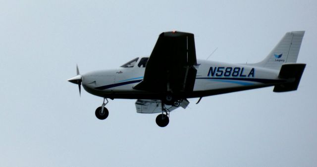 Piper Cherokee (N588LA) - On short final is this brand new Piper Cherokee PA-28-181 in the Spring of 2023.