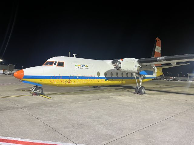 FAIRCHILD HILLER FH-227 (D-BAKD) - Retired! Now with "Koeln Bonn Airport" Stickers and some handprint markings, made by children on World Children Day on June 1st 2023.