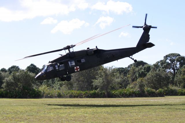 8826018 — - US Army UH-60 Blackhawk (88-26018) performs a touch and go at Buchan Airport