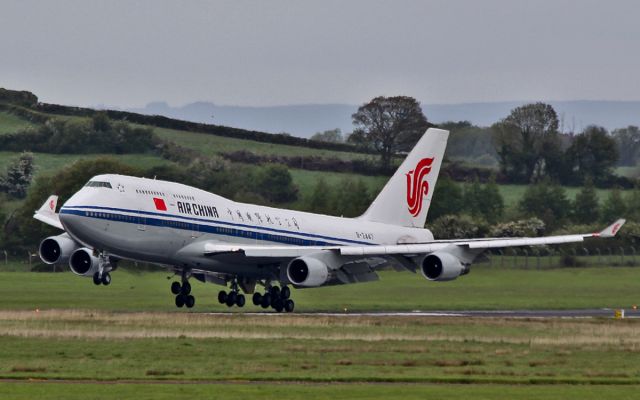 Boeing 747-400 (B-2447) - chinas premier li keqiang about to land at shannon today from beijing 17/5/15.