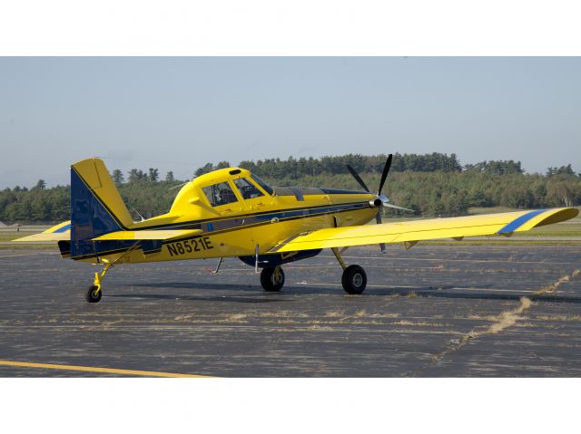 AIR TRACTOR AT-503 (N8521E) - A large turbine powered Ag Tractor at Bangor, Maine.