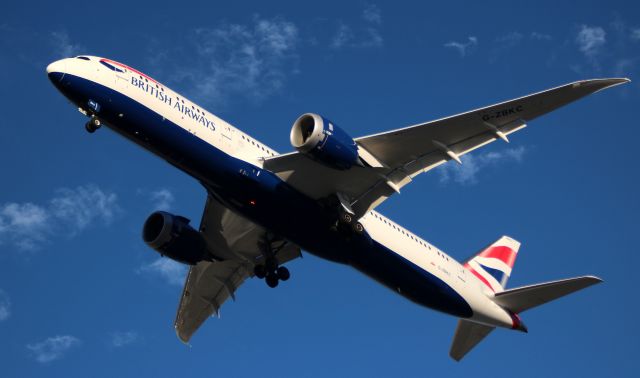 Boeing 787-8 (G-ZBKC) - On Final to 30L, Arrival From LHR  09-21-2016