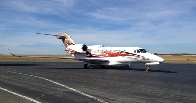 Cessna Citation X (M-ARCH) - Sat on the ramp at Poitiers, France