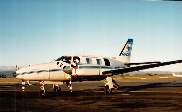 Piper Navajo (VH-HFD) - Piper Mojave VH-HFD at Launceston