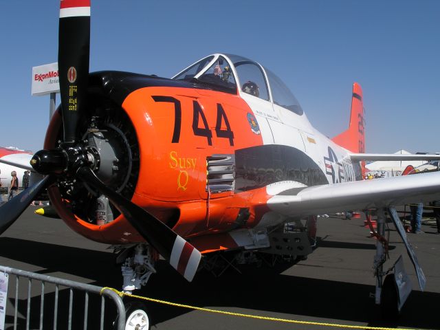 North American Trojan (N28XC) - T-28C Trojan SUZIE Q at Reno Air Races 2008.