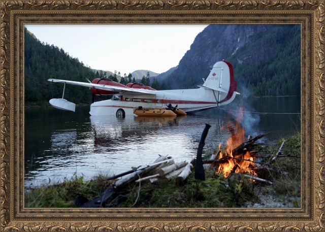 Grumman Goose (C-GYVG) - Preparing dinner ashore.