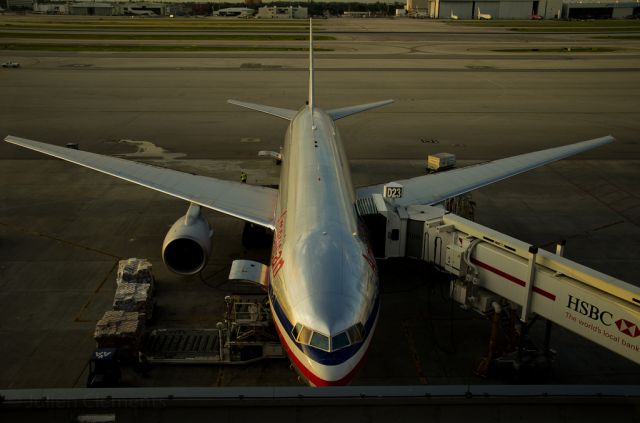 Boeing 777-200 — - Waiting for my flight to JFK