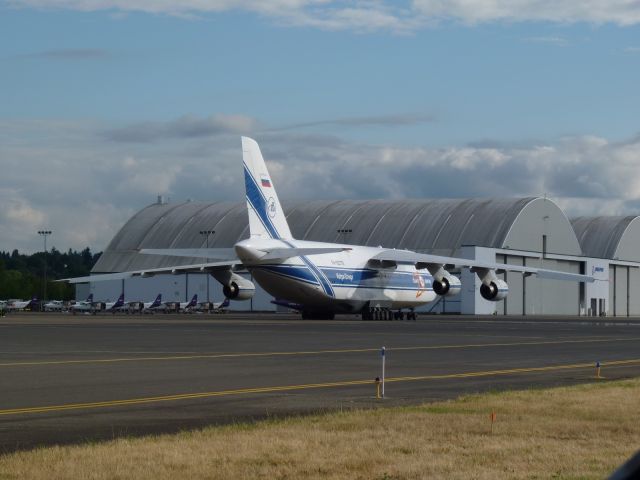 Antonov An-124 Ruslan (RA-82079) - So here they sit waiting for the freight to arrive. 