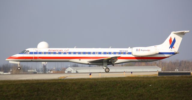 N651AE — - touching down at Buffalo/niagara Intl airport (KBUF)