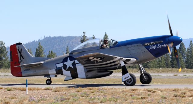 North American P-51 Mustang (N5460V) - P-51D Mustang "Little Sandra" N5460V (previously "Straw Boss II") (ex 44-72192)br /2024 Truckee Tahoe Airport Family Festival Air Show and Open House (22 Jun 2024)