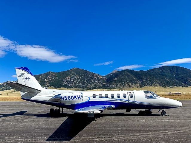 Cessna Citation V (N560KH) - On the ramp at Dillon MT