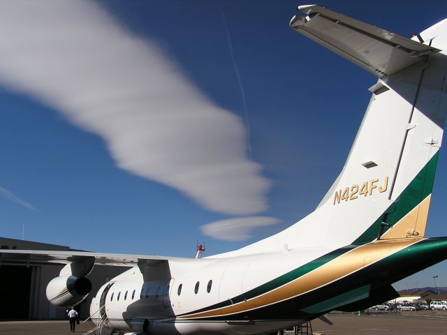 Fairchild Dornier 328JET (N424FJ) - Getting ready for Lake Tahoe casino runs.