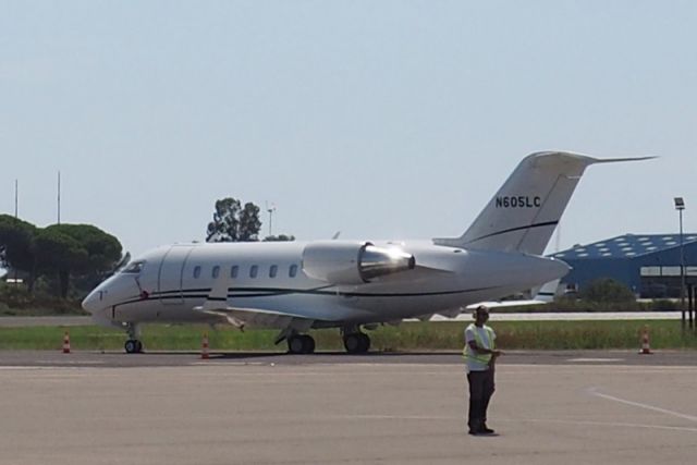 Canadair Challenger (N605LC) - 12 aug 2019