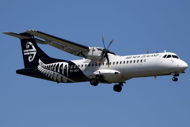 Aerospatiale ATR-72-500 (ZK-MCC) - ON 31 JANUARY 2019