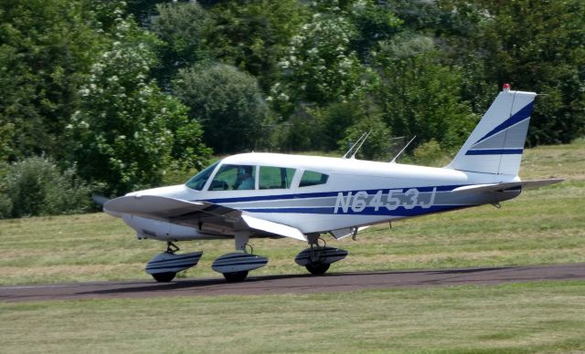 Piper Cherokee (N6453J) - Shown here is a 1968 Piper Cherokee "D" PA-28-180 in the Summer of 2019.