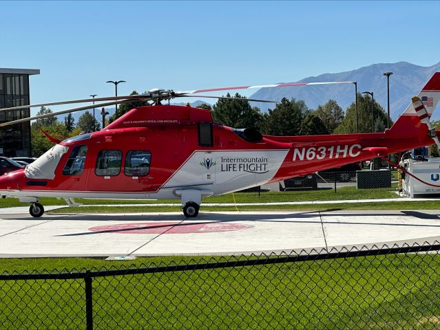 SABCA A-109 (N631HC) - Intermountain Logan Regional Hospital Helipad