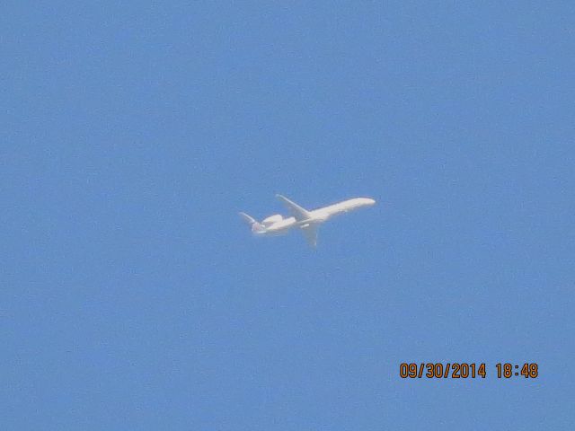 Embraer EMB-145XR (N14168) - United flight 4137 from IAD to OKC over Northeastern Oklahoma at 34,000 feet.